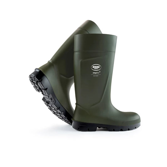 Bekina Steplite EasyGrip Polyurethane Boot, Green-Black, Size 6